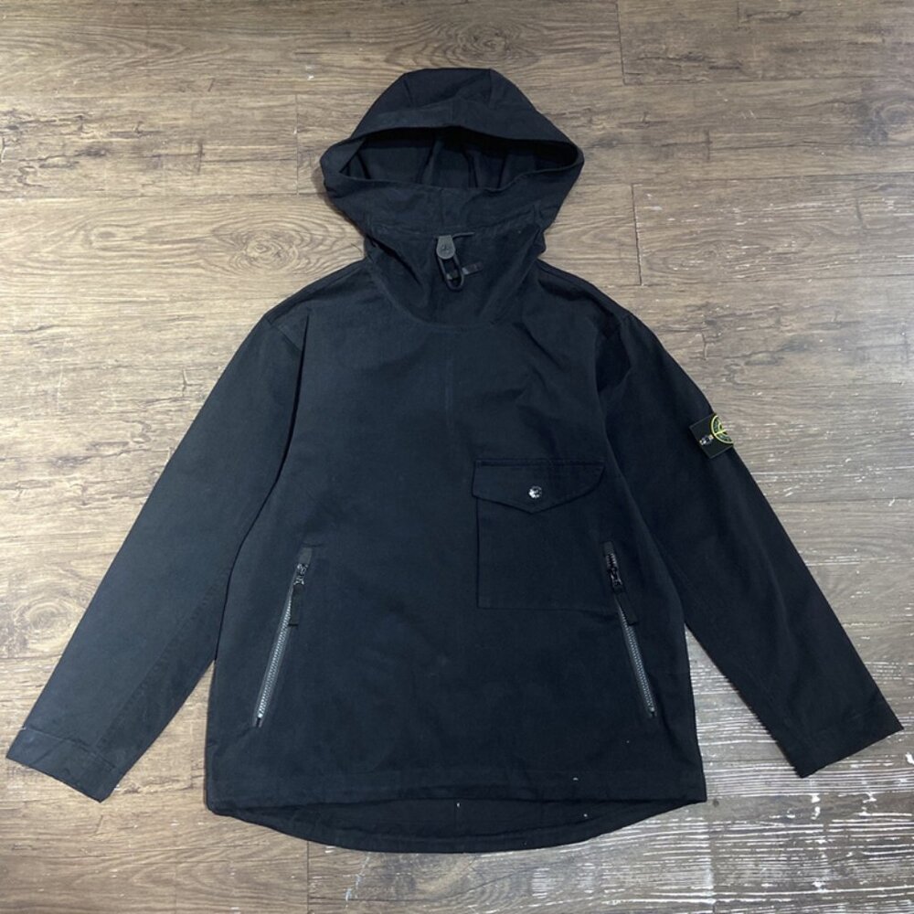 Stone Island Black Hooded Jacket